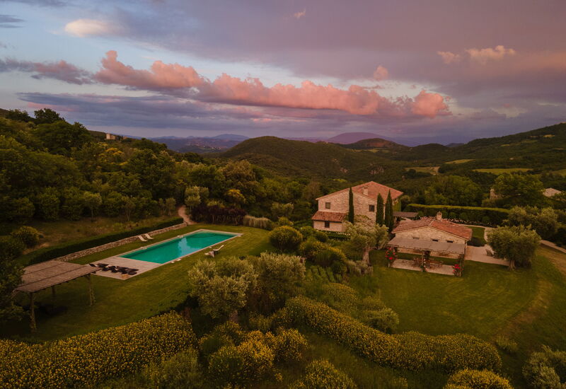 Villa Caminata - Tenuta Di Murlo, Umbria: Automne, Été, Extérieurs, Printemps