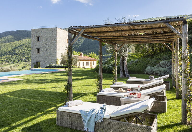 Villa Torre - Tenuta Di Murlo, Umbria: Automne, Été, Extérieurs, Jardin, Printemps