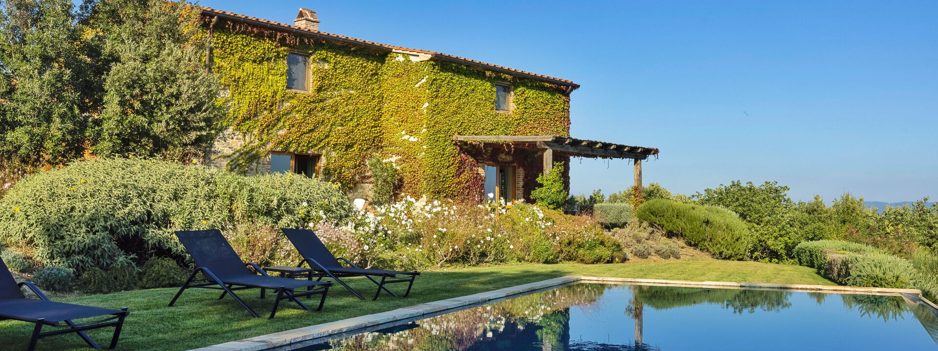Villa Santa Croce - Tenuta Di Murlo, Umbria: Außen, Frühling, Herbst, Schwimmbad, Sommer