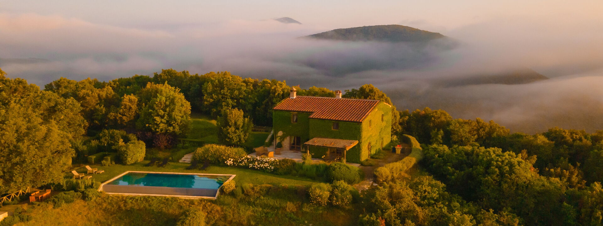 Villa Santa Croce - Tenuta Di Murlo, Umbria: Außen, Frühling, Herbst, Schwimmbad, Sommer