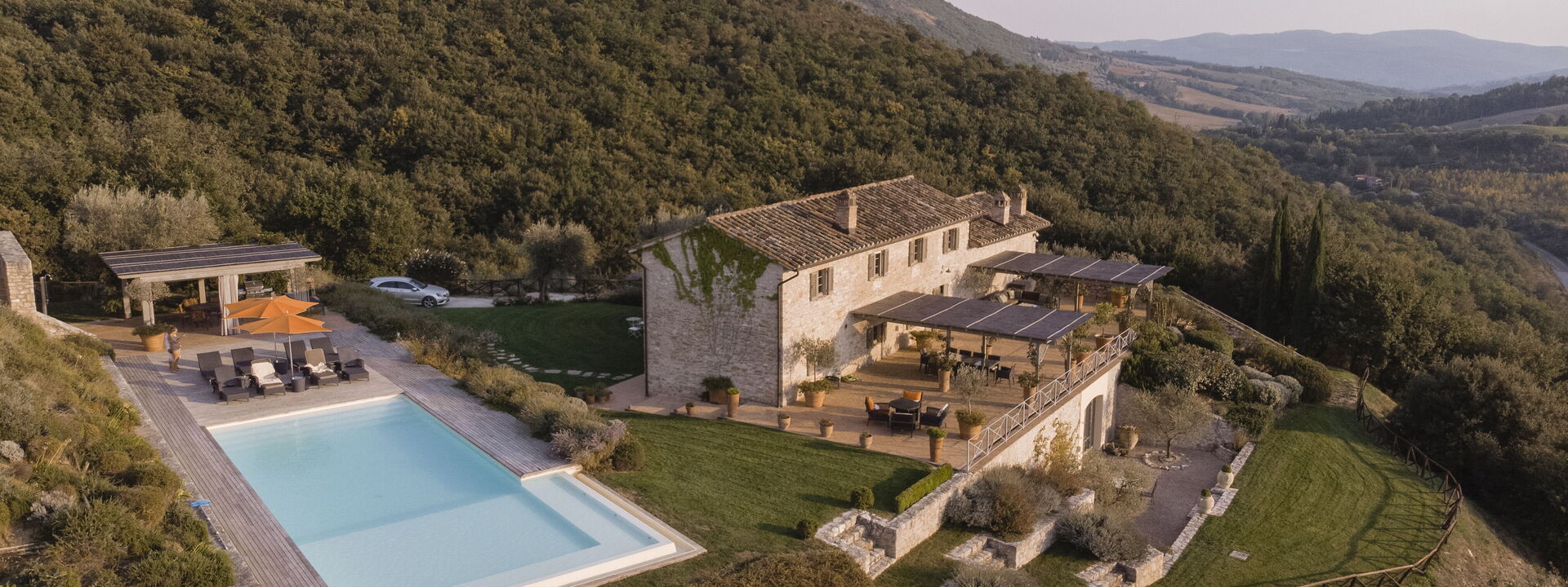 Villa Monticelli - Tenuta Di Murlo, Umbria: Autumn, Building Exterior, Pool, Spring, Summer