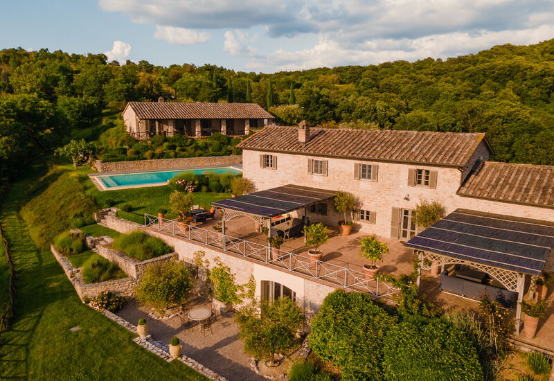 Villa Monticelli - Tenuta Di Murlo, Umbria: Automne, Été, Extérieurs, Printemps
