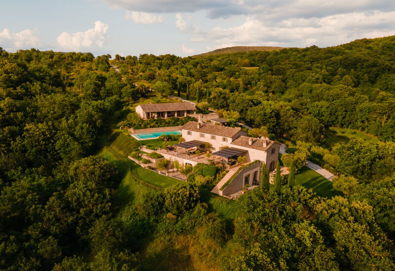 Villa Monticelli - Tenuta Di Murlo, Umbria: Automne, Été, Extérieurs, Printemps