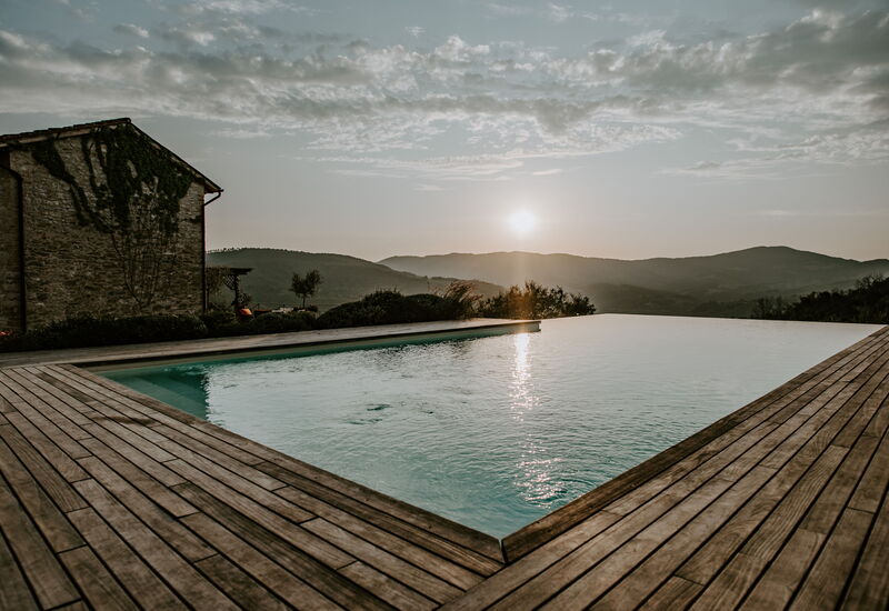 Villa Monticelli - Tenuta Di Murlo, Umbria: Automne, bassin, Été, Extérieurs, Printemps