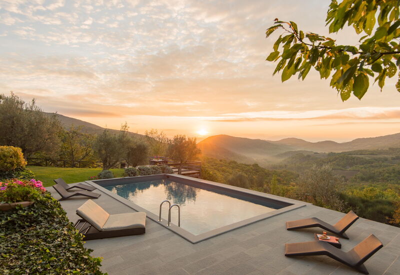 Villa San Savino - Tenuta Di Murlo, Umbria: Automne, bassin, Été, Extérieurs, Printemps