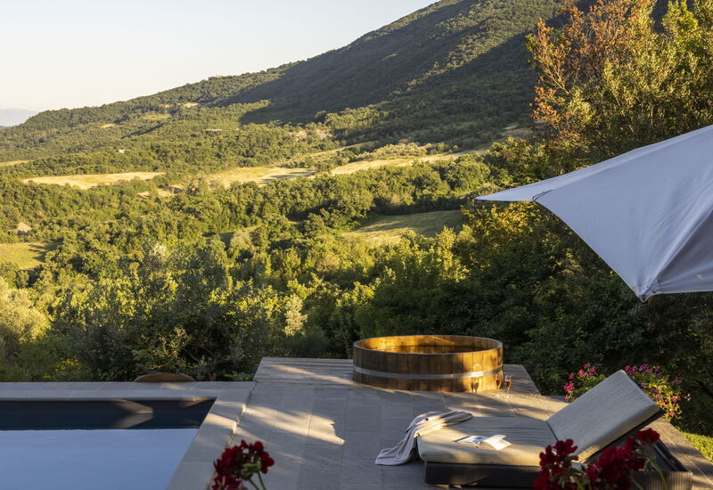 Villa San Savino - Tenuta Di Murlo, Umbria: Automne, bassin, Été, Extérieurs, Printemps