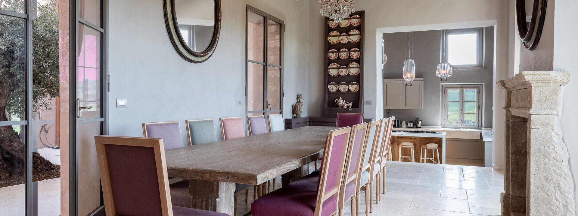Podere Tesoro - Radicondoli, Toscana: Autumn, Dining Room, Spring, Summer