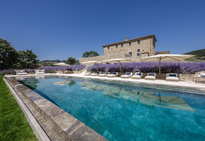 Podere Tesoro - Radicondoli, Toscana: Autunno, Estate, Esterni, Piscina, Primavera