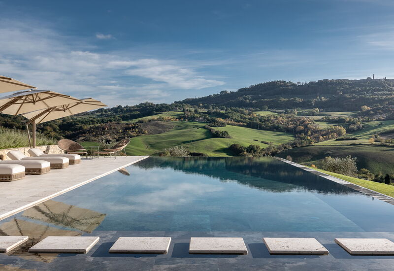 Podere Tesoro - Radicondoli, Toscana: Autunno, Estate, Esterni, Piscina, Primavera