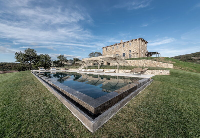 Podere Tesoro - Radicondoli, Toscana: Autunno, Estate, Esterni, Piscina, Primavera