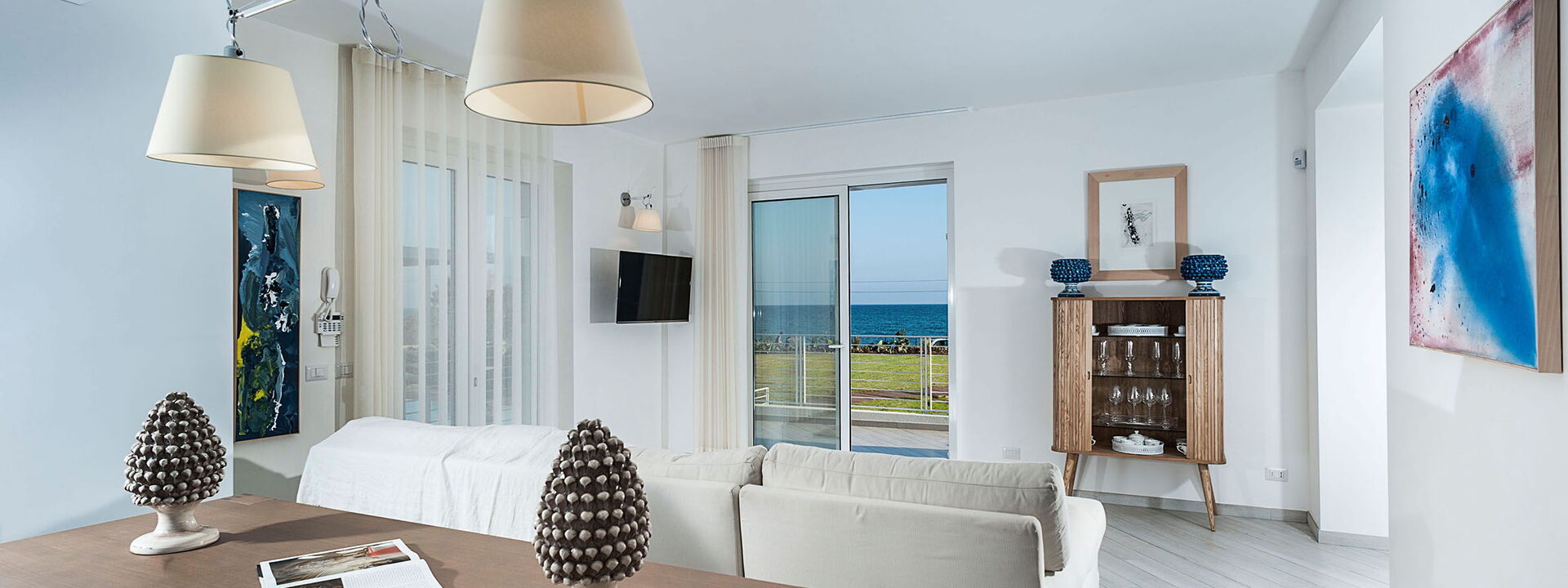 Casa Mareblu - Marina Di Modica, Sicilia: Automne, Été, Printemps, Salle à manger, Salon