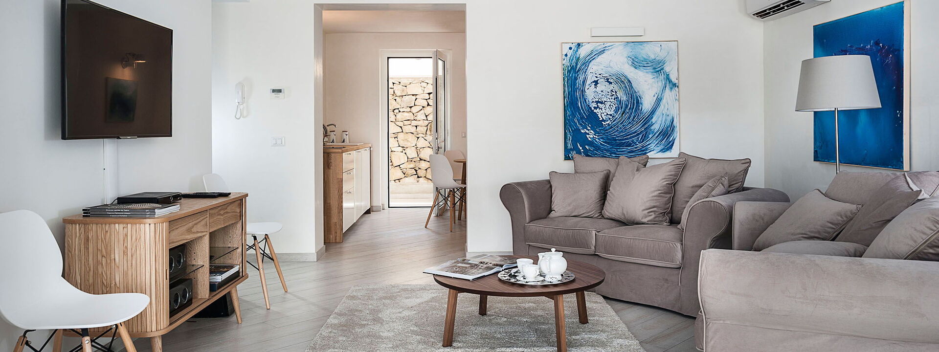 Casa Mareblu - Marina Di Modica, Sicilia: Salon