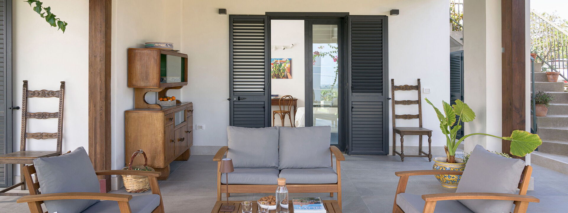 Casa Bianca - Noto, Sicilia: Autumn, Balcony / Terrace / Patio, Building Exterior, Outdoor, Spring, Summer