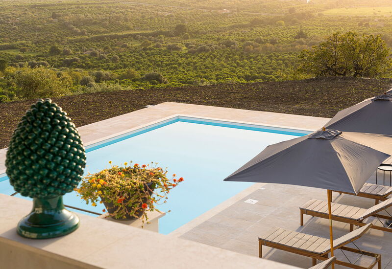 Casa Bianca - Noto, Sicilia: Automne, Balcon / Terrasse / Patio, bassin, Été, Extérieur, Extérieurs, Printemps, Vues