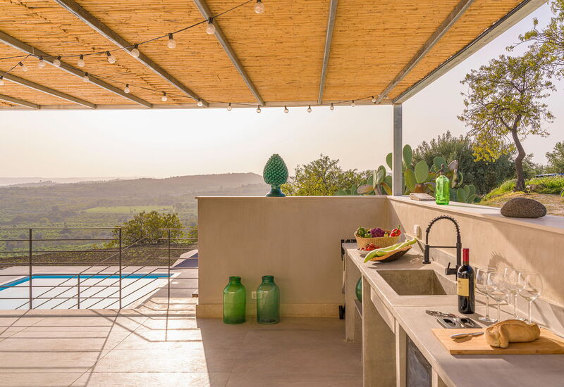 Casa Bianca - Noto, Sicilia: Automne, Balcon / Terrasse / Patio, bassin, Été, Extérieur, Extérieurs, Printemps, Vues