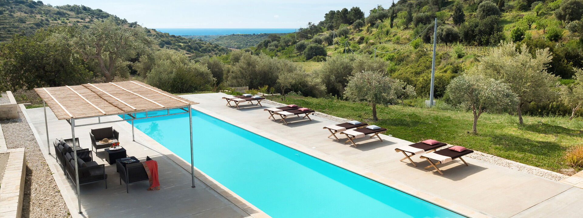 Casabella - Avola, Sicilia: Autumn, Balcony / Terrace / Patio, Building Exterior, Garden, Outdoor, Pool, Scenic View, Spring, Summer