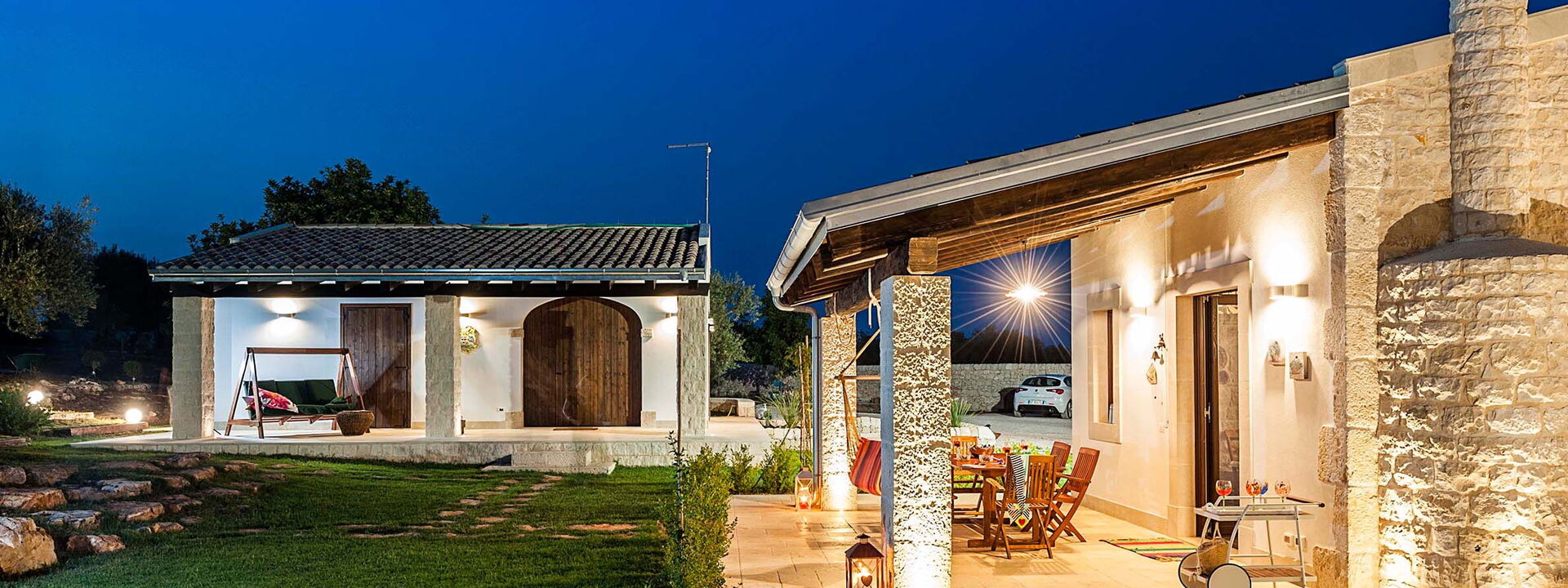 Corte Carrubo - Rosolini, Sicilia: Autumn, Balcony / Terrace / Patio, Building Exterior, Garden, Outdoor, Spring