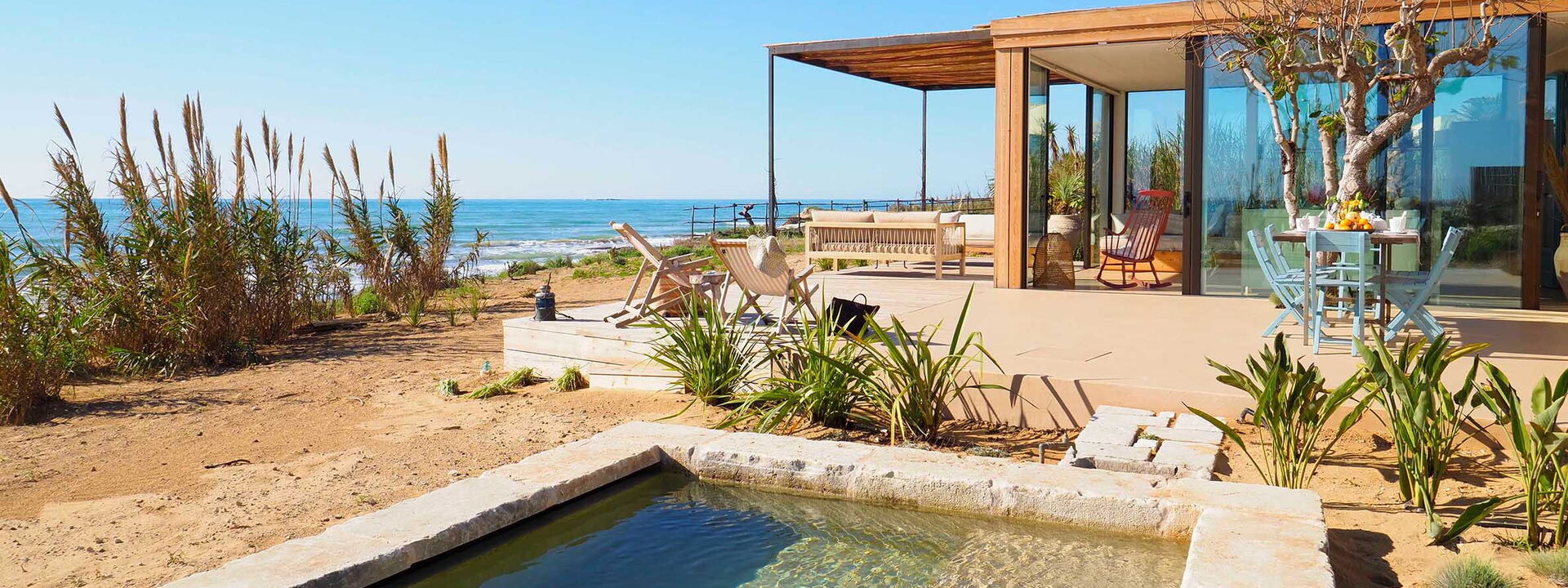 Casa Ninfa - Ispica, Sicilia: Autumn, Balcony / Terrace / Patio, Building Exterior, Garden, Outdoor, Pool, Scenic View, Spring, Summer