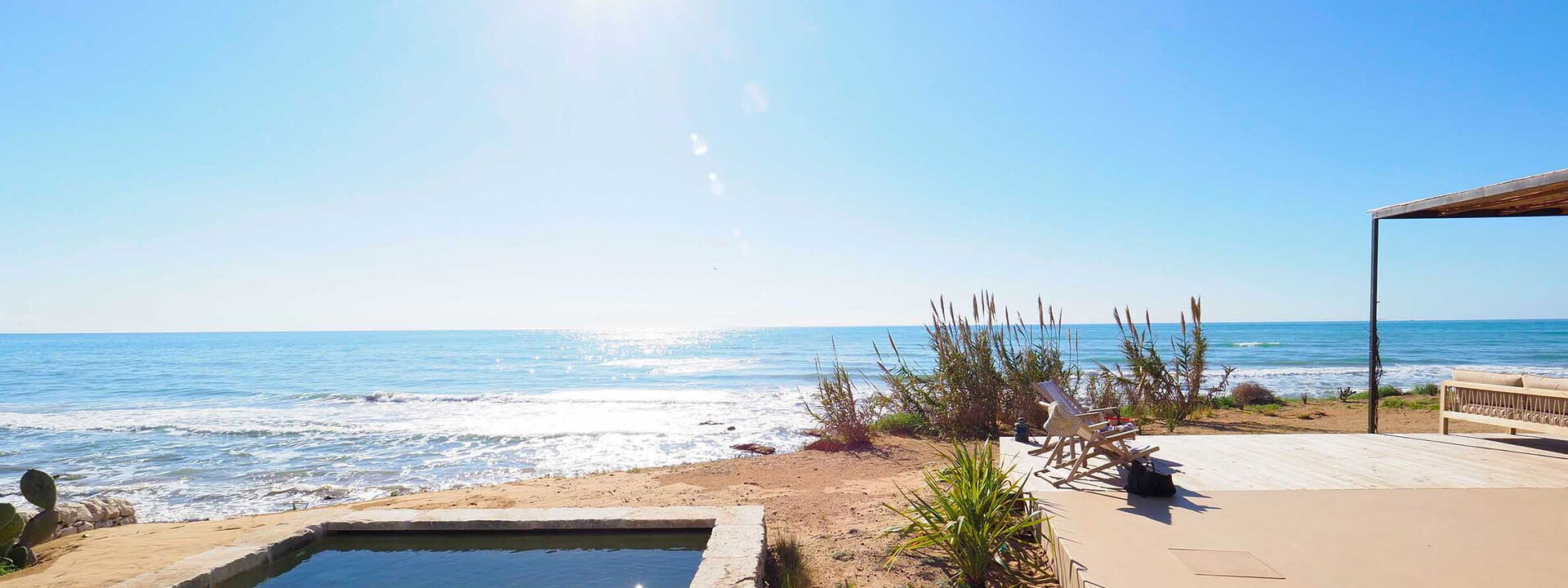Casa Ninfa - Ispica, Sicilia: Autumn, Balcony / Terrace / Patio, Building Exterior, Garden, Outdoor, Pool, Scenic View, Spring, Summer