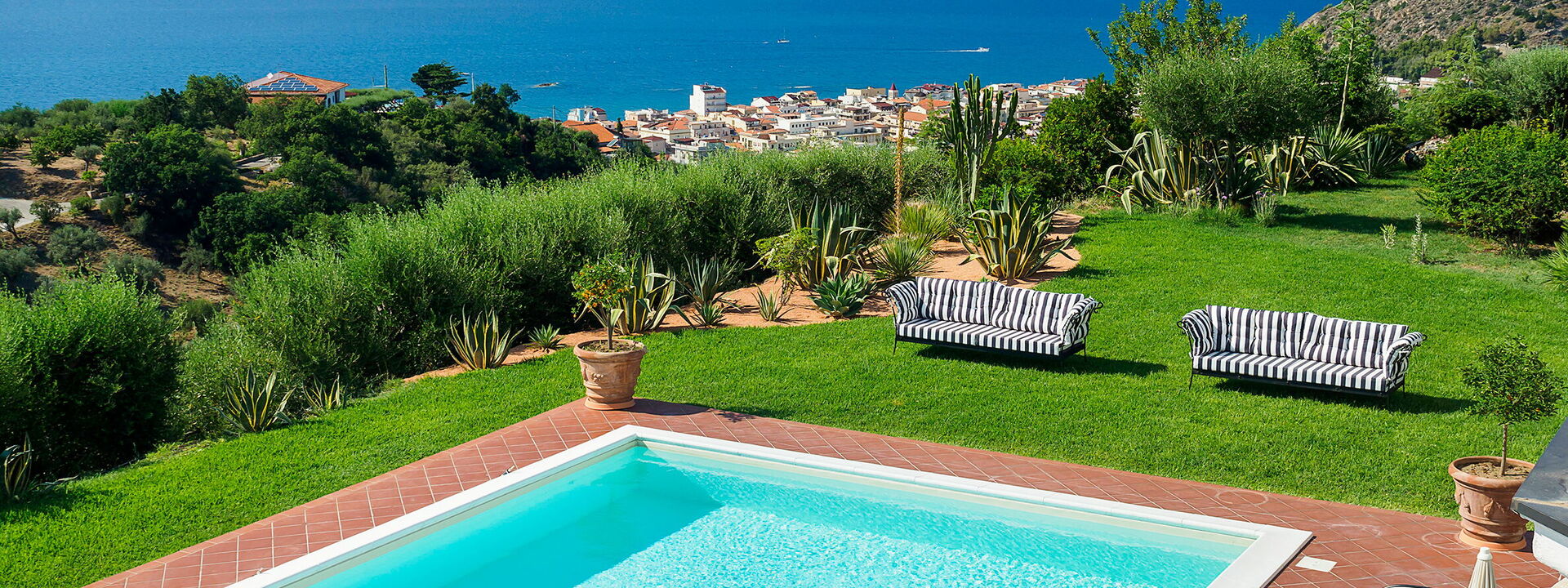 Villa Ester - Capo D'orlando, Sicilia: all'aperto, Autunno, Estate, Esterni, Giardino, Piscina, Primavera, Vista Panoramica