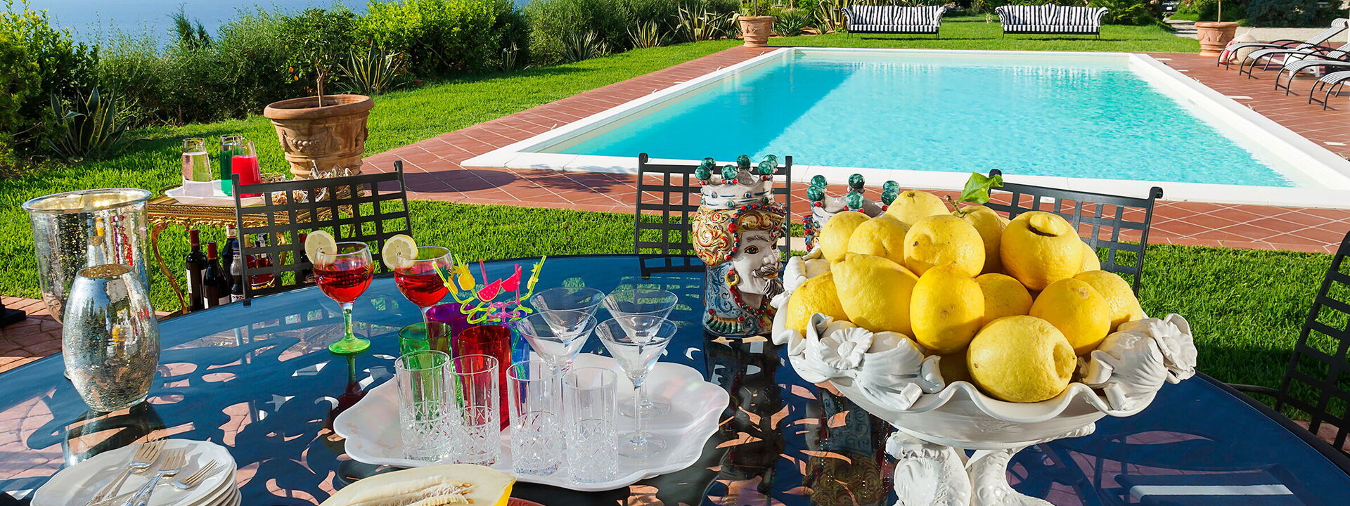 Villa Ester - Capo D'orlando, Sicilia: all'aperto, Autunno, Estate, Esterni, Giardino, Piscina, Primavera, Vista Panoramica