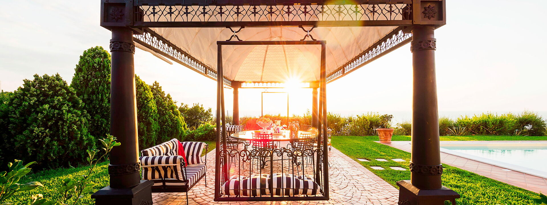 Villa Ester - Capo D'orlando, Sicilia: all'aperto, Autunno, Balcone / Terrazza / Patio, Estate, Esterni, Piscina, Primavera