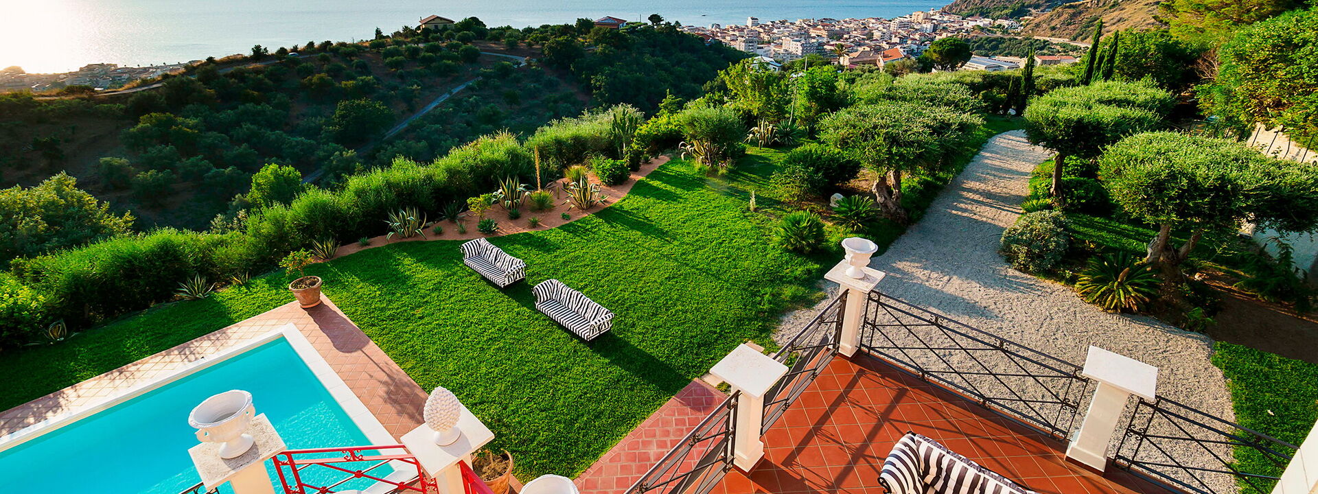Villa Ester - Capo D'orlando, Sicilia: all'aperto, Autunno, Estate, Esterni, Giardino, Piscina, Primavera, Vista Panoramica