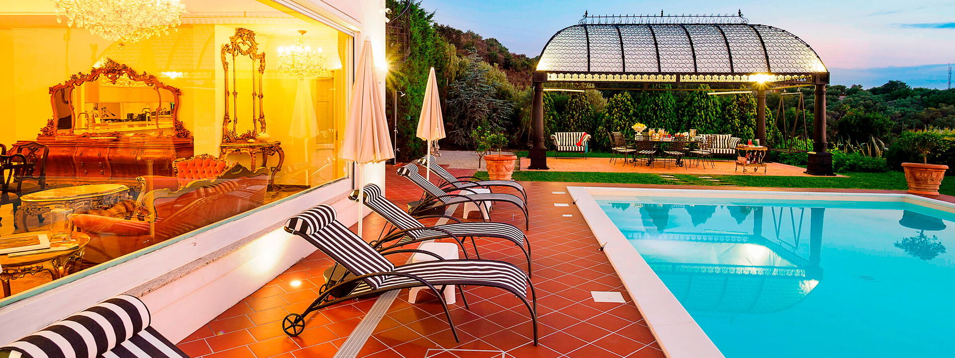 Villa Ester - Capo D'orlando, Sicilia: all'aperto, Autunno, Balcone / Terrazza / Patio, Estate, Esterni, Piscina, Primavera