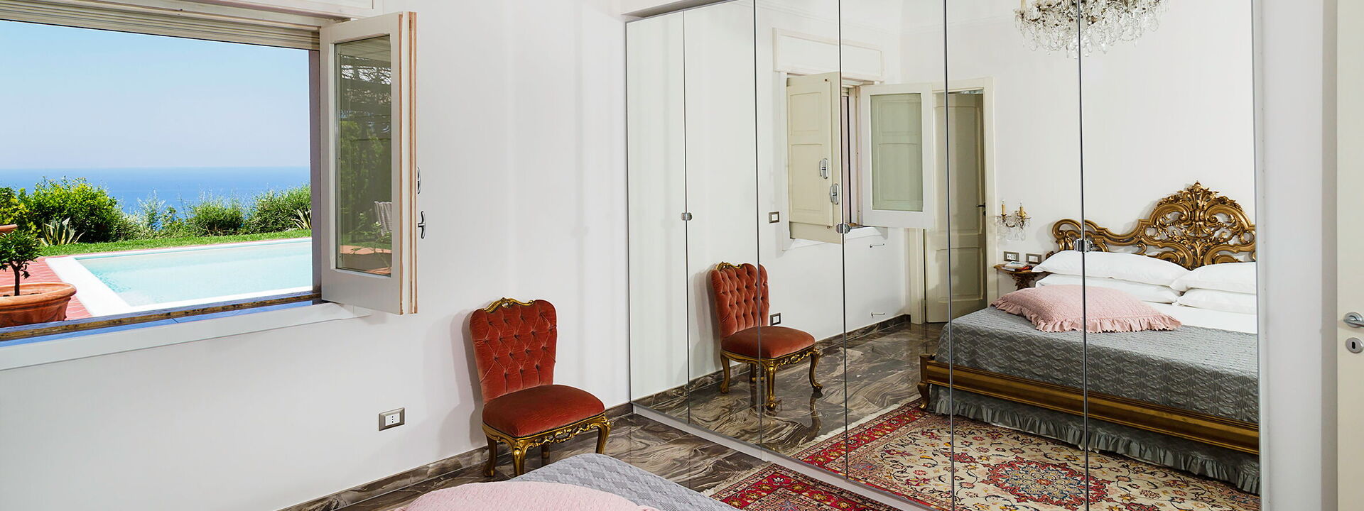 Villa Ester - Capo D'orlando, Sicilia: Autunno, Camera da letto, Estate, Piscina, Primavera, Vista Panoramica