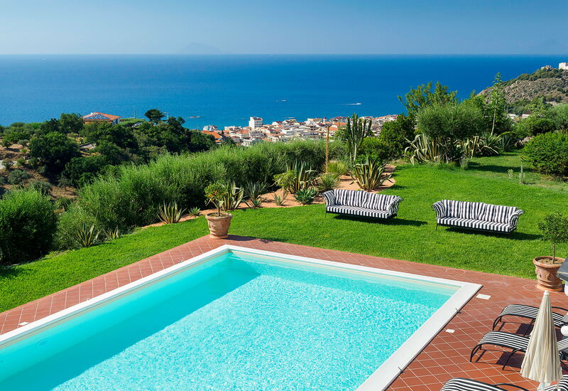 Villa Ester - Capo D'orlando, Sicilia: Autumn, Building Exterior, Garden, Outdoor, Pool, Scenic View, Spring, Summer