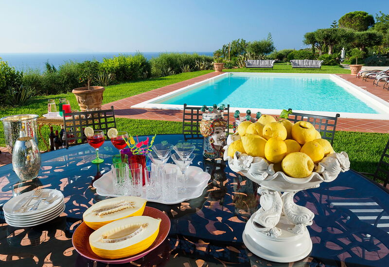 Villa Ester - Capo D'orlando, Sicilia: Autumn, Building Exterior, Garden, Outdoor, Pool, Scenic View, Spring, Summer