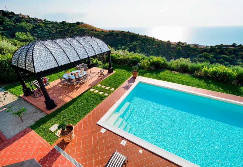 Villa Ester - Capo D'orlando, Sicilia: Autumn, Building Exterior, Garden, Outdoor, Pool, Scenic View, Spring, Summer