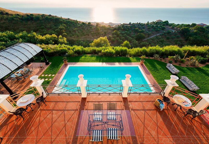 Villa Ester - Capo D'orlando, Sicilia: Autumn, Building Exterior, Garden, Outdoor, Pool, Scenic View, Spring, Summer