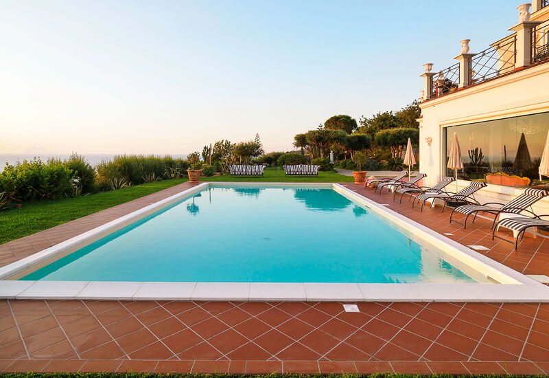 Villa Ester - Capo D'orlando, Sicilia: Autumn, Balcony / Terrace / Patio, Building Exterior, Pool, Spring, Summer