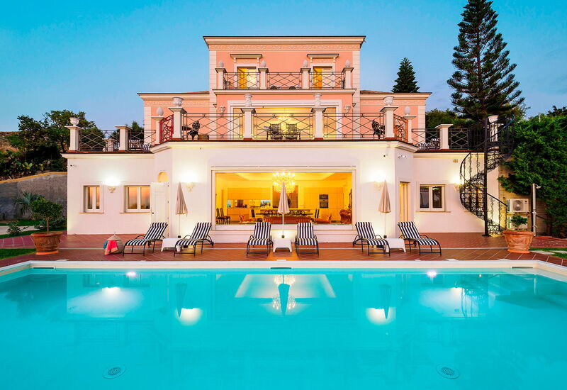 Villa Ester - Capo D'orlando, Sicilia: Autumn, Balcony / Terrace / Patio, Building Exterior, Outdoor, Pool, Spring, Summer