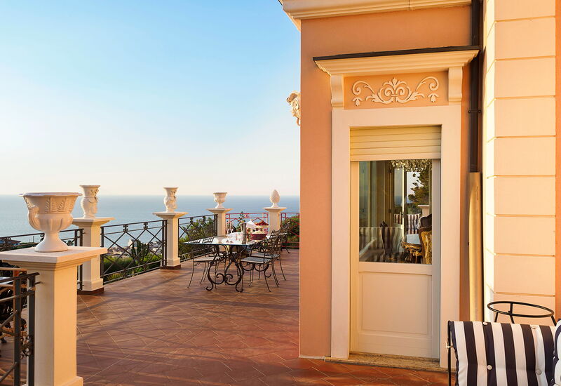 Villa Ester - Capo D'orlando, Sicilia: Autumn, Balcony / Terrace / Patio, Building Exterior, Outdoor, Scenic View, Spring, Summer