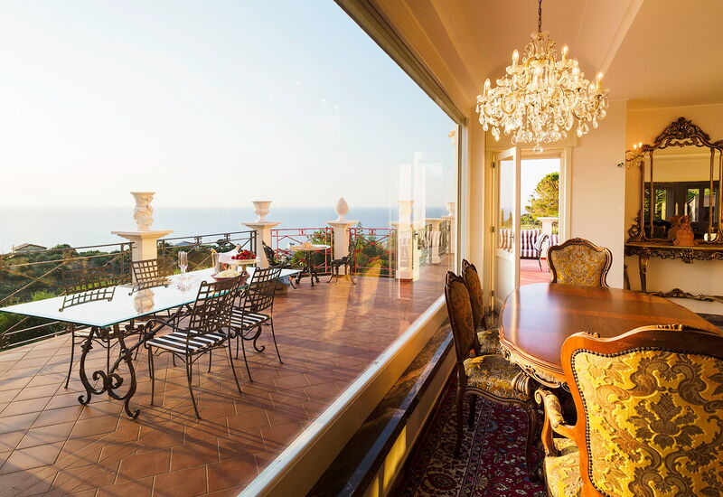 Villa Ester - Capo D'orlando, Sicilia: Autumn, Balcony / Terrace / Patio, Building Exterior, Living Room, Outdoor, Scenic View, Spring, Summer