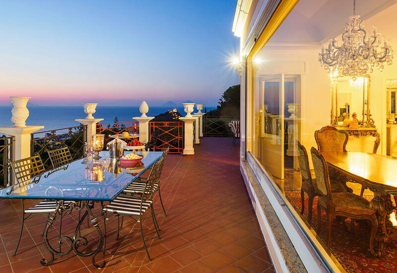 Villa Ester - Capo D'orlando, Sicilia: Autumn, Balcony / Terrace / Patio, Building Exterior, Outdoor, Scenic View, Spring, Summer