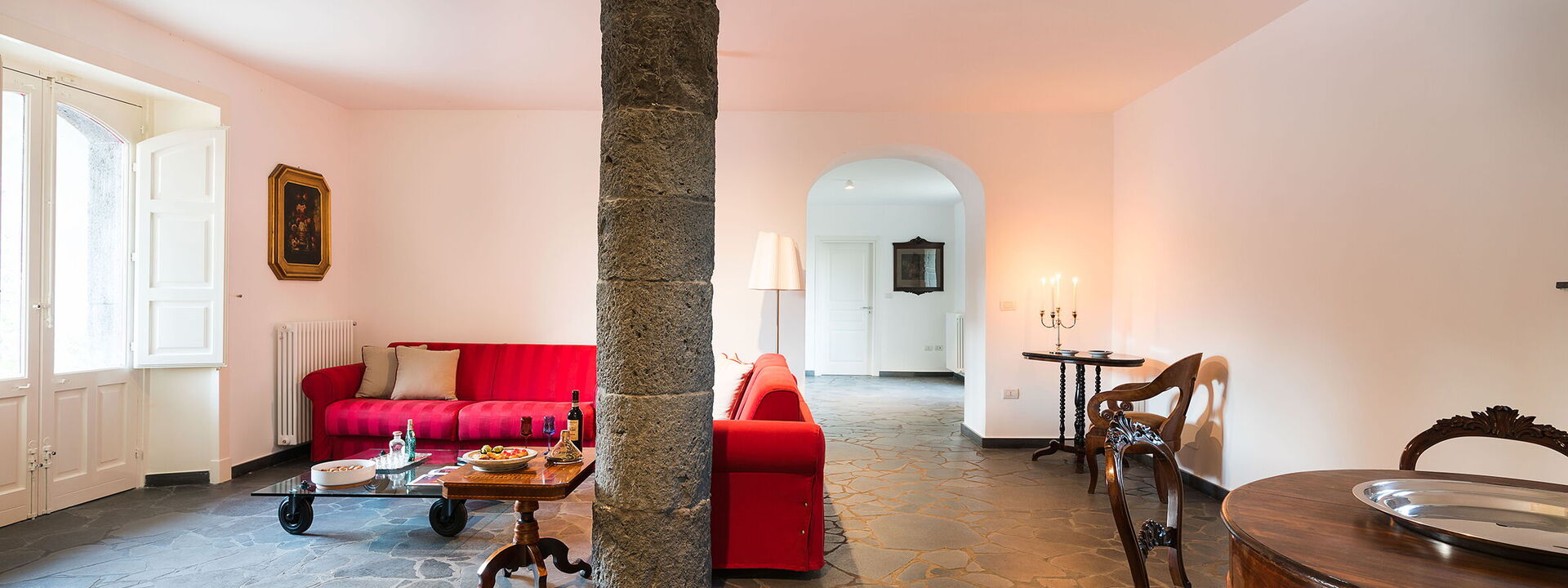 Dimora Vulcano - Castiglione Di Sicilia, Sicilia: Esszimmer, Frühling, Herbst, Sommer, Wohnzimmer