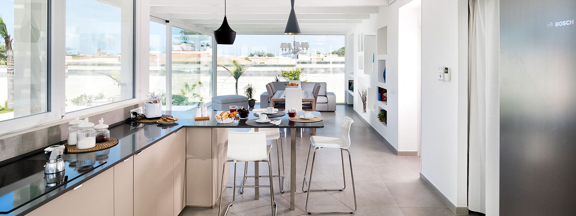 Casa Biancoverde - Marsala, Sicilia: Autumn, Kitchen, Living Room, Spring, Summer, Winter