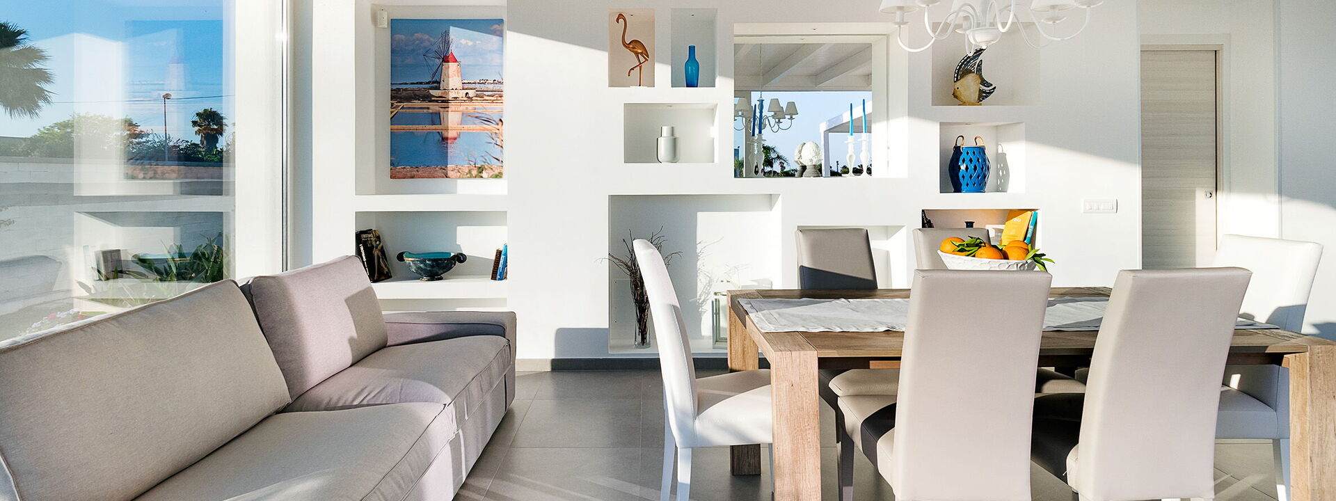 Casa Biancoverde - Marsala, Sicilia: Autumn, Dining Room, Living Room, Spring, Summer