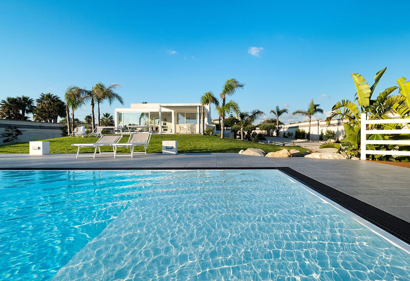 Casa Biancoverde - Marsala, Sicilia: all'aperto, Autunno, Balcone / Terrazza / Patio, Estate, Esterni, Giardino, Piscina, Primavera