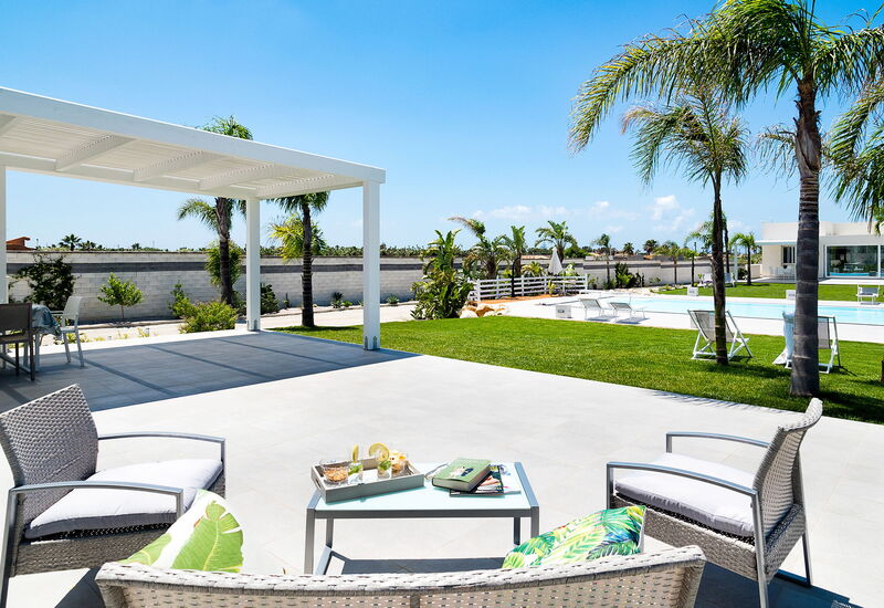 Casa Biancoverde - Marsala, Sicilia: all'aperto, Autunno, Estate, Esterni, Giardino, Piscina, Primavera