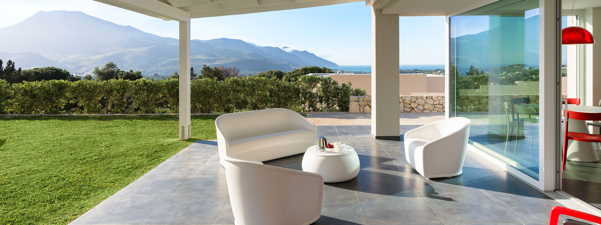 Villa Cinema - Castellammare Del Golfo, Sicilia: Ansichten, Balkon / Terrasse / Patio, Frühling, Garten, Herbst, Sommer