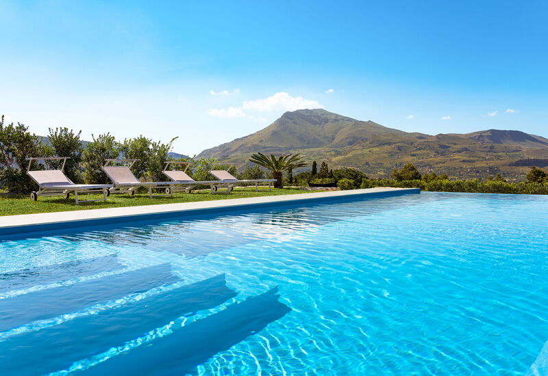 Villa Cinema - Castellammare Del Golfo, Sicilia: all'aperto, Autunno, Estate, Esterni, Giardino, Piscina, Primavera, Vista Panoramica
