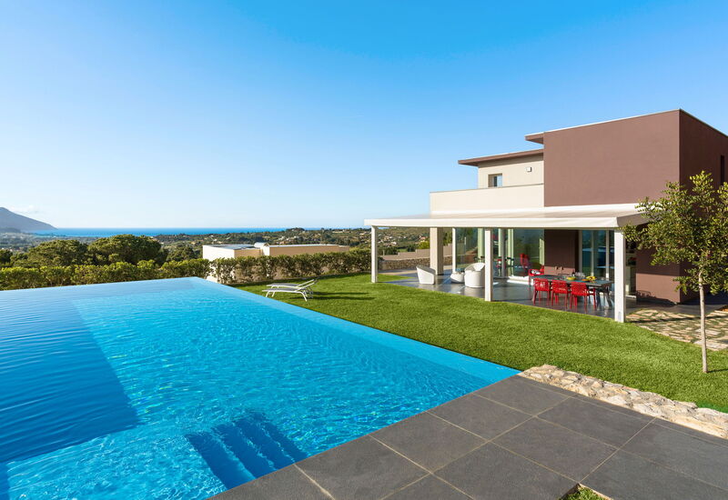 Villa Cinema - Castellammare Del Golfo, Sicilia: all'aperto, Autunno, Estate, Esterni, Giardino, Piscina, Primavera, Vista Panoramica