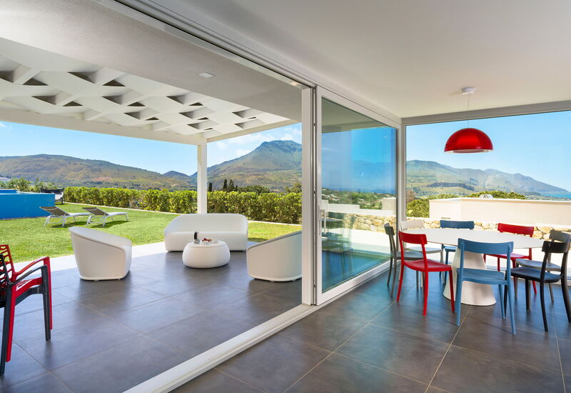 Villa Cinema - Castellammare Del Golfo, Sicilia: Autunno, Balcone / Terrazza / Patio, Estate, Sala da pranzo, Vista Panoramica