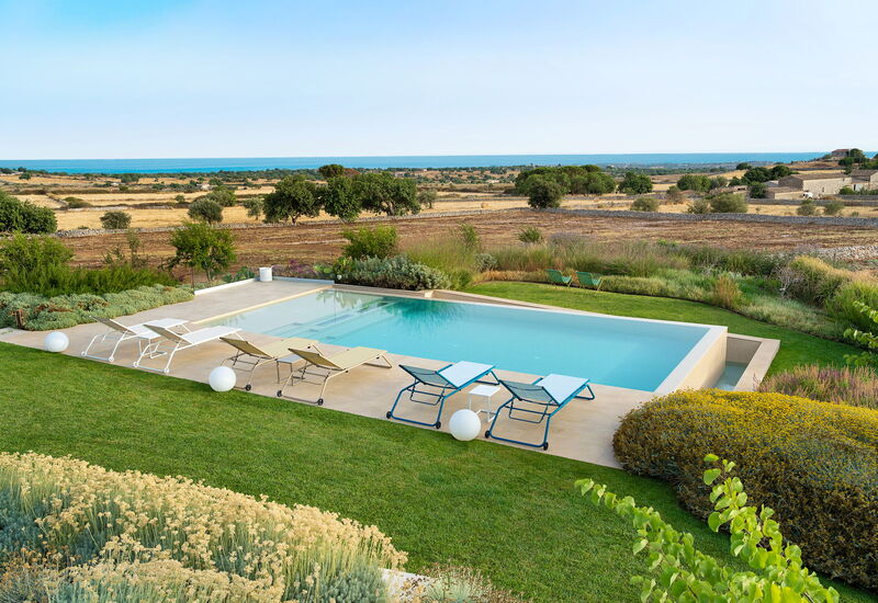 Splendida - Modica, Sicilia: Automne, Balcon / Terrasse / Patio, bassin, Été, Extérieur, Extérieurs, Jardin, Printemps, Vues