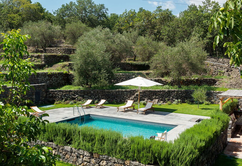 Villa Tranquilla - Randazzo, Sicilia: Autumn, Balcony / Terrace / Patio, Building Exterior, Garden, Outdoor, Pool, Spring, Summer