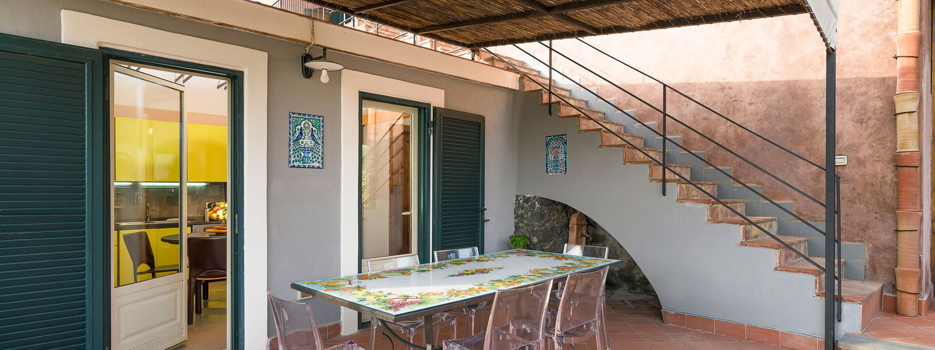 Oasi Verde - Santa Maria La Stella, Sicilia: Autumn, Balcony / Terrace / Patio, Building Exterior, Outdoor, Spring, Summer